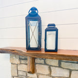 Large Black Decorative Lantern Set