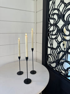 Black Taper Candle Collection