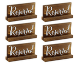 Wood Reserved Sign Collection