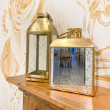 Large Gold Decorative Lantern Set